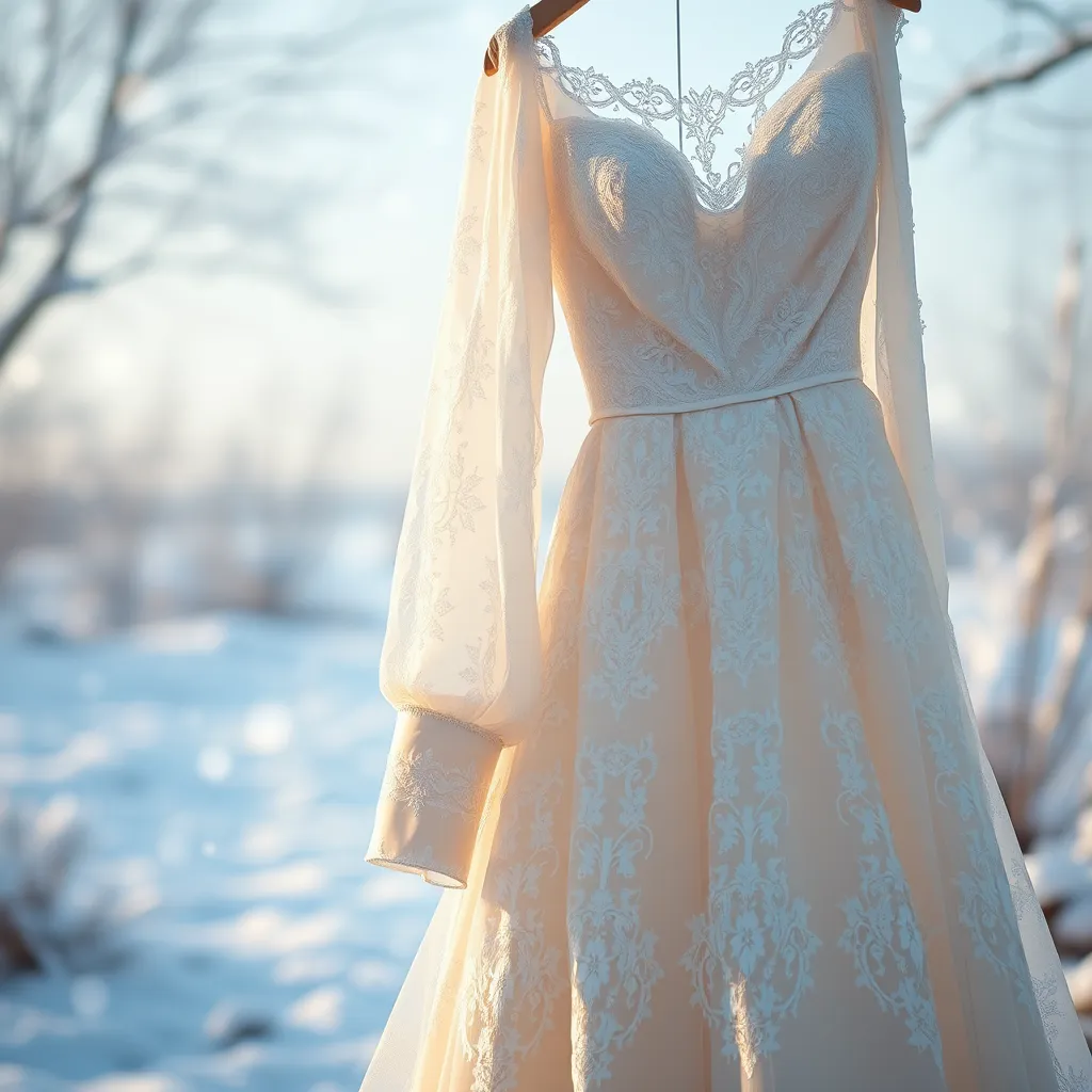 Jaka sukienka będzie idealna na ślub w zimie?